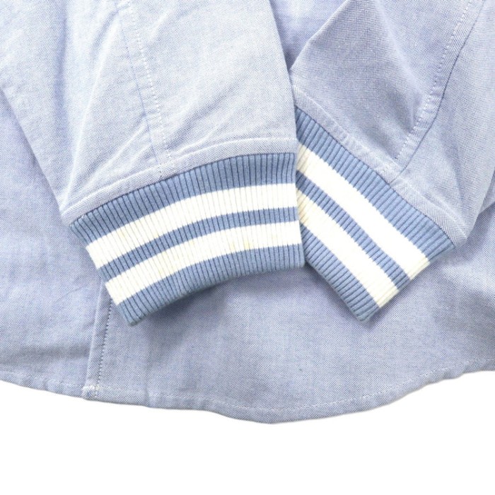carhartt WIP スタジアムジャケットシャツ M ブルー コットン オックスフォード スナップボタン Bleach L/S ATLANTA SHIRT | Vintage.City 古着屋、古着コーデ情報を発信