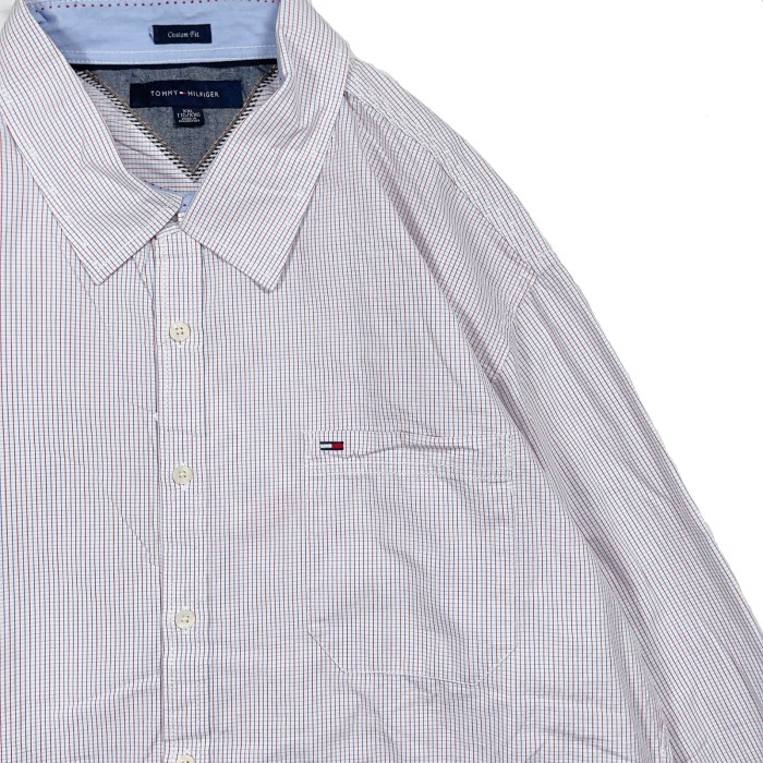 XLsize TOMMY HILFIGER check shirt 24032309 トミーヒルフィガー チェックシャツ 長袖 | Vintage.City 古着屋、古着コーデ情報を発信
