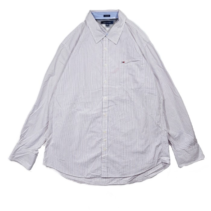 XLsize TOMMY HILFIGER check shirt 24032309 トミーヒルフィガー チェックシャツ 長袖 | Vintage.City 빈티지숍, 빈티지 코디 정보