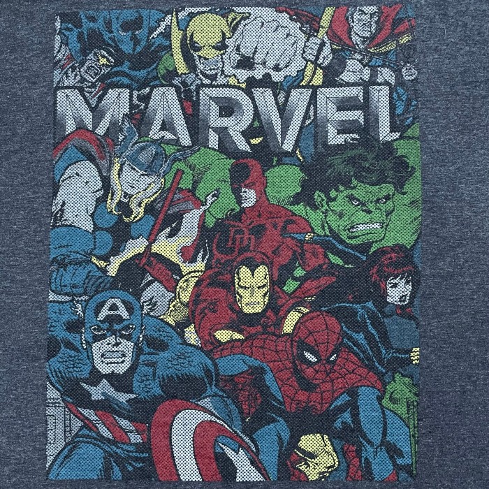 MARVEL】2XL ビッグシルエット ロゴ プリント オフィシャル 公式 T