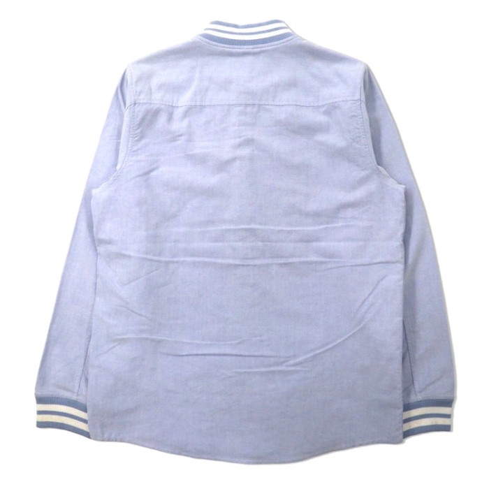 carhartt WIP スタジアムジャケットシャツ M ブルー コットン オックスフォード スナップボタン Bleach L/S ATLANTA SHIRT | Vintage.City 古着屋、古着コーデ情報を発信