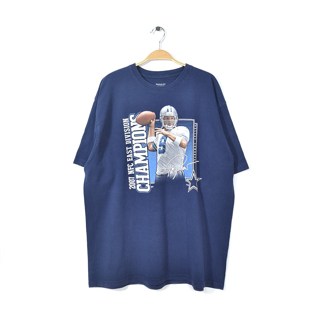 リーボック NFL ダラスカウボーイズ トニーロモ Tシャツ 紺 Dallas