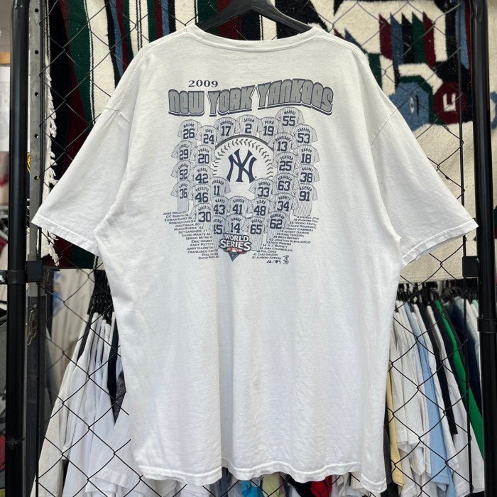 MLB ニューヨークヤンキース チーム系 半袖Tシャツ プリントデザイン 2XL 古着 古着屋 埼玉 ストリート オンライン 通販 | Vintage.City 古着屋、古着コーデ情報を発信