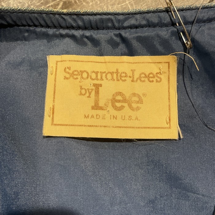 70s Lee リー　USA製　Separate-Lees by Lee デニムベスト　A930 | Vintage.City 古着屋、古着コーデ情報を発信