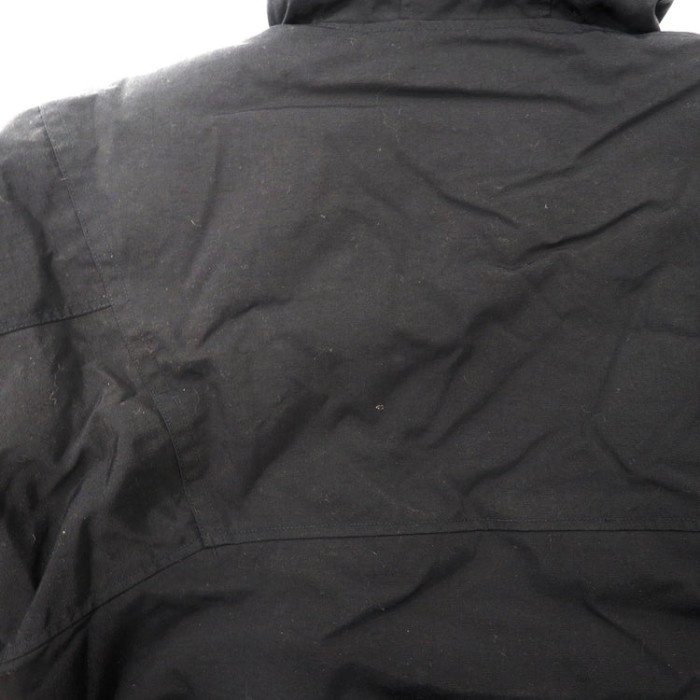 FILA ダウン アノラックパーカー XL ブラック ナイロン ロゴ刺繍 ビッグサイズ 90年代 | Vintage.City 古着屋、古着コーデ情報を発信