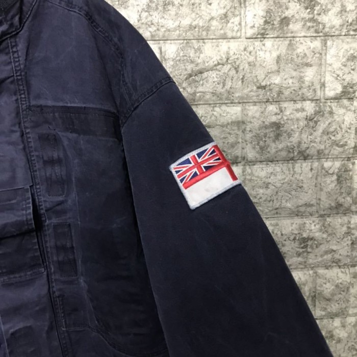 英国 Royal Navy イギリス軍 コンバット ジップアップ シャツ ジャケット ロイヤルネイビー 海軍 実用 ミリタリー フランス軍 160/88 | Vintage.City 古着屋、古着コーデ情報を発信