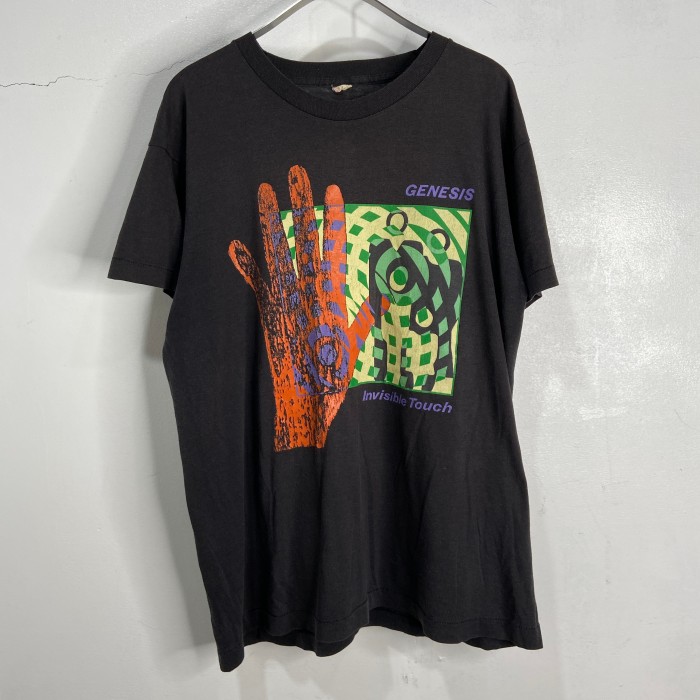 90svintagetshi激レア ジェネシス（Genesis）1992年製ヴィンテージ 総柄 Tシャツ