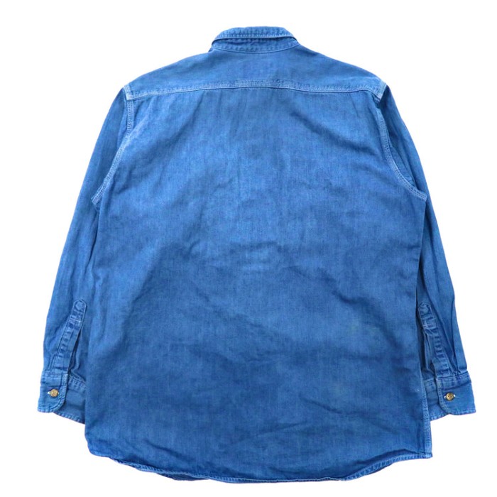 Levi's デニム ワークシャツ L ブルー 90年代 コットン 日本製 | Vintage.City 古着屋、古着コーデ情報を発信