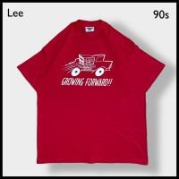 【Lee】90s USA製 ロゴ プリント Tシャツ  半袖 X-LARGE ビッグサイズ レッド US古着 | Vintage.City 빈티지숍, 빈티지 코디 정보