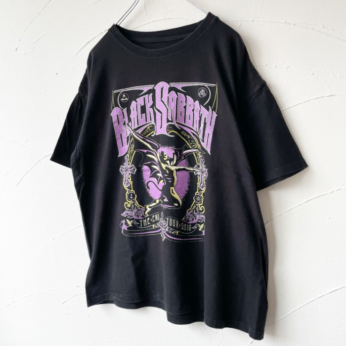 Black Sabbath printed T-shirt ブラック・サバス バンドTシャツ 