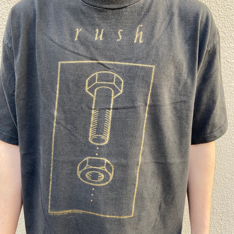 90s rush ラッシュ ビンテージTシャツ　アメリカ製　バント身幅50