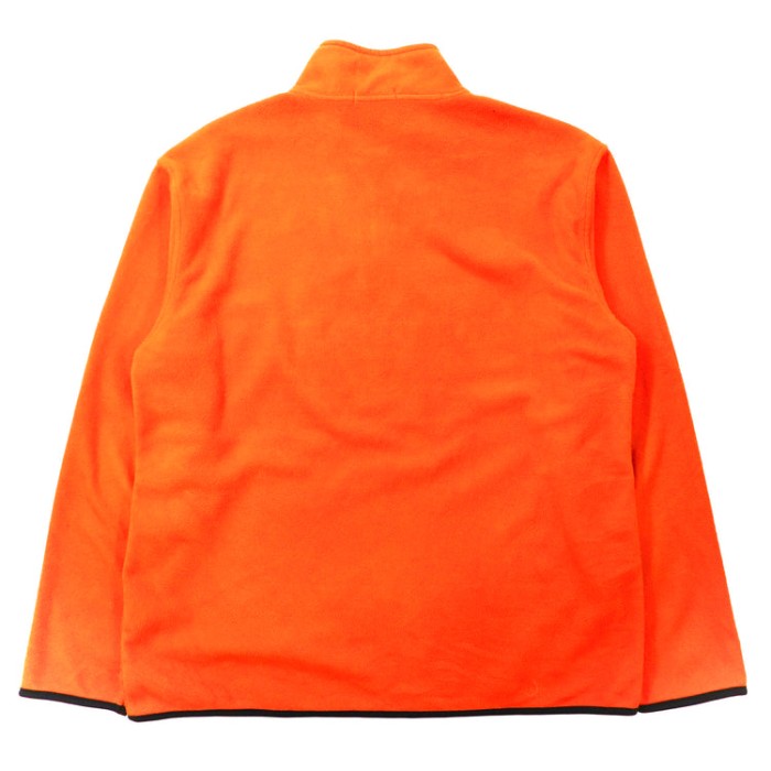 NAUTICA ハーフジップ フリースジャケット XL オレンジ ポリエステル ワンポイントロゴ刺繍 | Vintage.City 古着屋、古着コーデ情報を発信