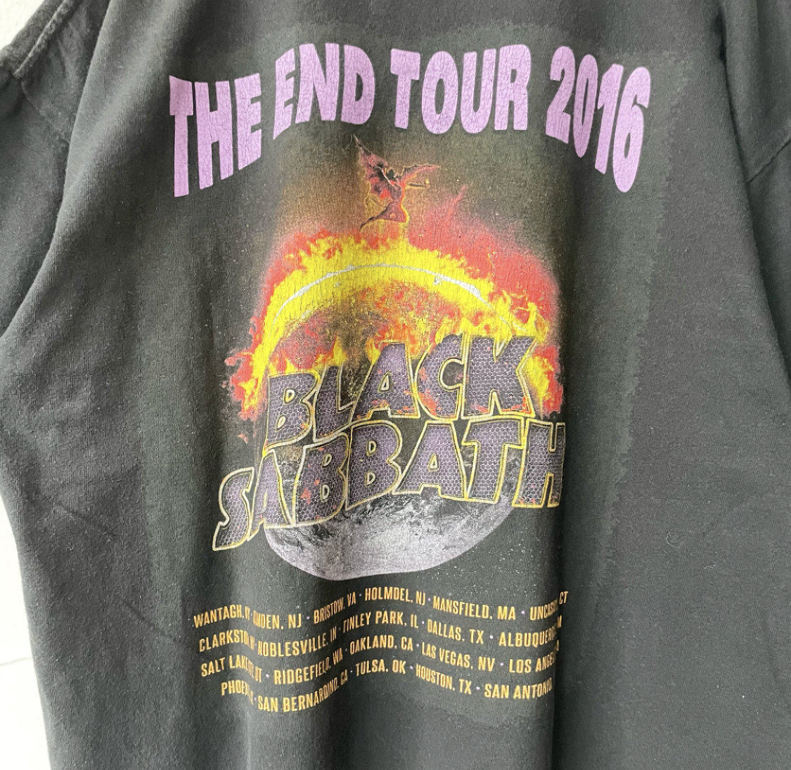 Black Sabbath printed T-shirt ブラック・サバス バンドTシャツ | Vintage.City