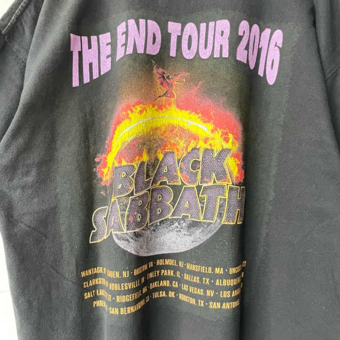 Black Sabbath printed T-shirt ブラック・サバス バンドTシャツ