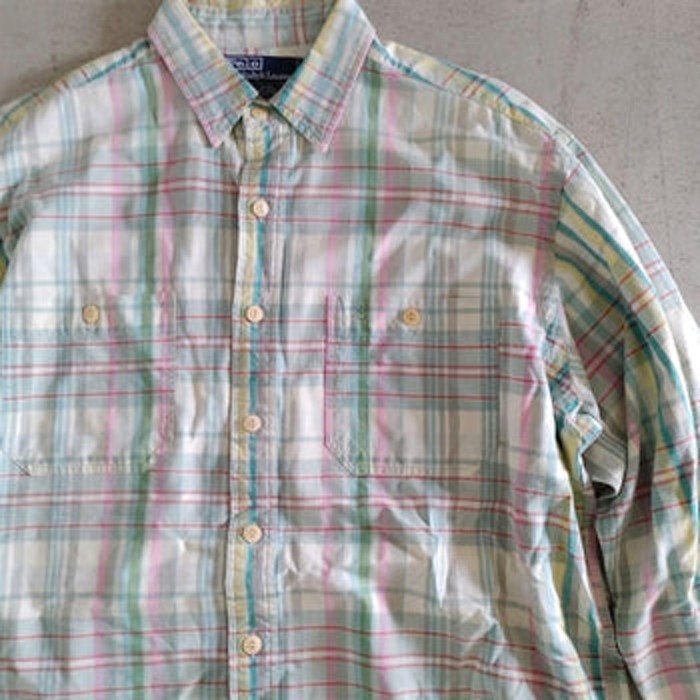 ポロラルフローレン　マドラスチェックシャツ | Vintage.City 古着屋、古着コーデ情報を発信