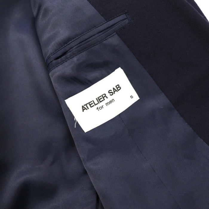 ATELIER SAB for men ダブルスーツ セットアップ S ネイビー 90年代 ウール ギャバジン 日本製 | Vintage.City 古着屋、古着コーデ情報を発信