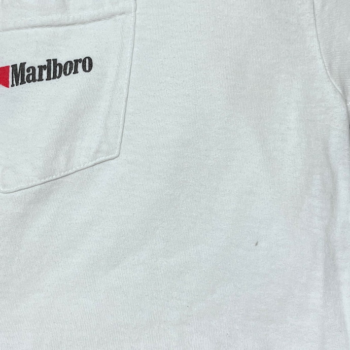 90s Marlboro マルボロ カウボーイ 企業ロゴ プリントTシャツ
