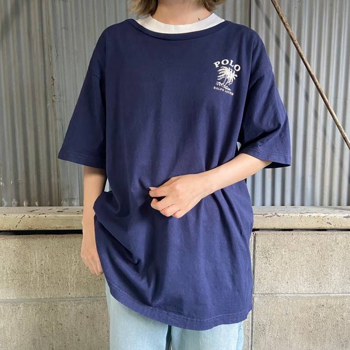 Polo by Ralph Lauren ポロバイラルフローレン 胸ロゴ プリント T