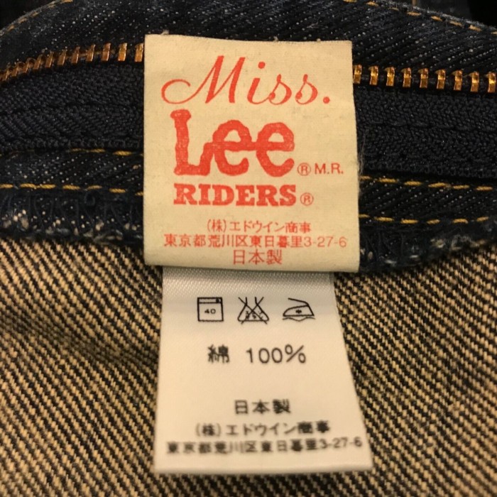 税込 Miss Lee Riders ストレートデニム 30×31 sai-dc.com