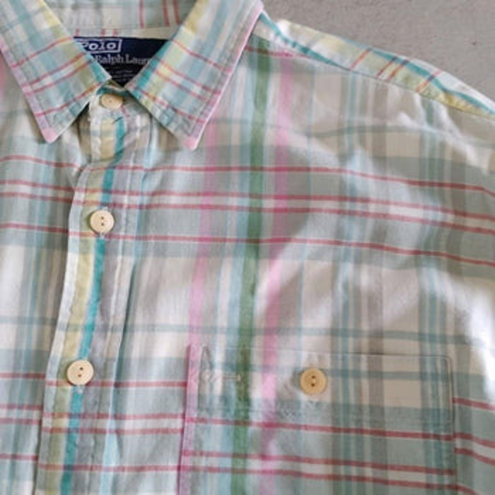 ポロラルフローレン　マドラスチェックシャツ | Vintage.City 빈티지숍, 빈티지 코디 정보