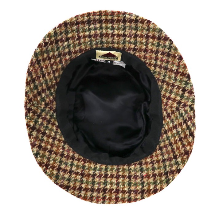 TORPEDO × Harris Tweed ツイードハット M ブラウン チェック ウール フランス製 | Vintage.City 빈티지숍, 빈티지 코디 정보