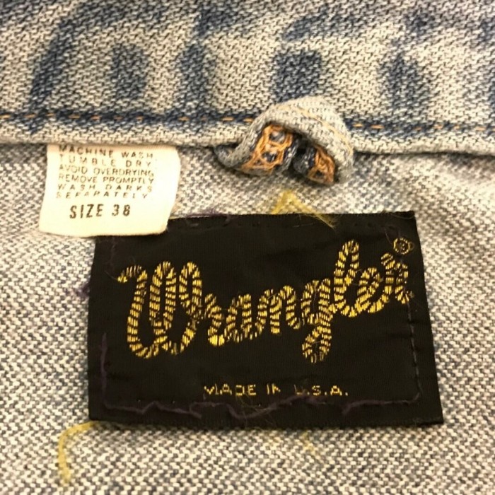 80年代製 Wrangler デニム ジャケット | Vintage.City 빈티지숍, 빈티지 코디 정보