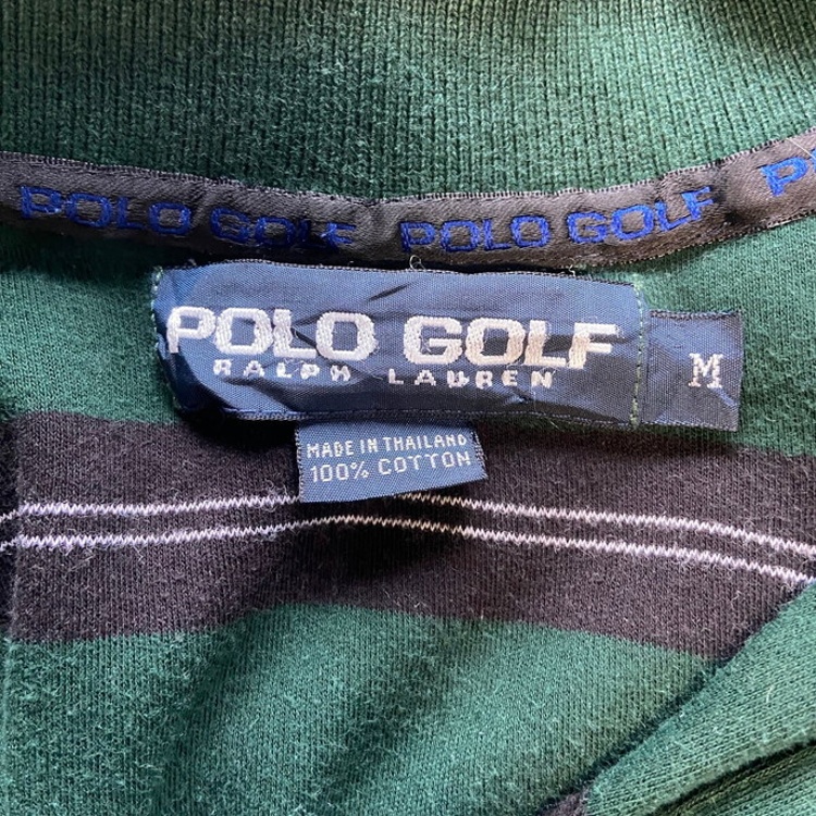 POLO GOLF Ralph Lauren ポロゴルフ ラルフローレン ボーダー ポロシャツ メンズM