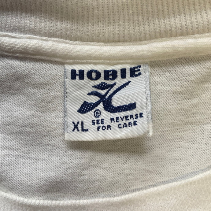本物アハウスAHAUSコットンポパイ刺繍半袖Tシャツメンズサーフアメカジ紺XL