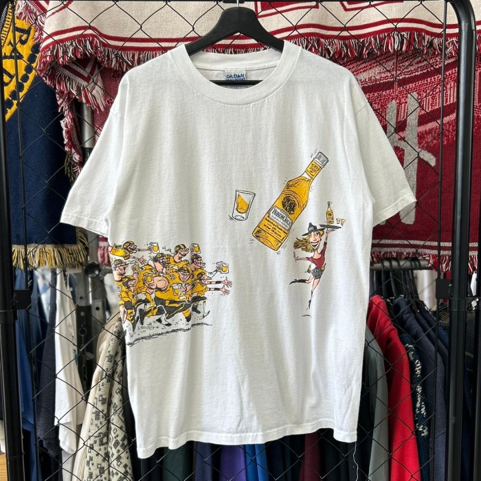 90s- ドリンク系 半袖Tシャツ デザインプリント L 古着 古着屋 埼玉