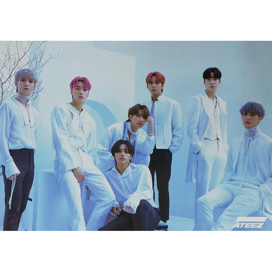 ランダム1枚おまけ付き】 ATEEZ エイティーズ ポスター 30×42ｃｍ 1枚 ...