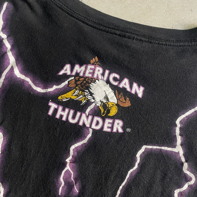 半額クーポン 激レア 90 AMERICAN THUNDER FeelTheWind Tシャツ - トップス