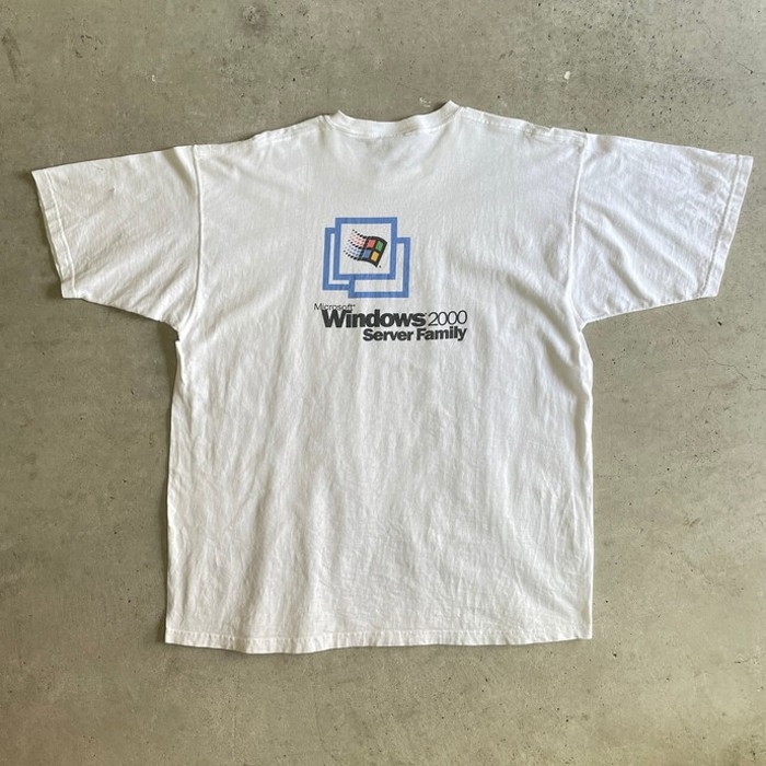 00年代 USA製 Microsoft Windows2000 IT企業ロゴ アドバタイジングTシャツ メンズXL | Vintage.City 古着屋、古着コーデ情報を発信