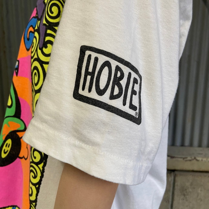 USA製 80年代 HOBIE ホビー サーフブランド ポップアート Tシャツ メンズXL