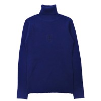Castelbajac sport タートルネック リブニット セーター 2 ブルー ウール 刺繍 90年代 | Vintage.City 古着屋、古着コーデ情報を発信