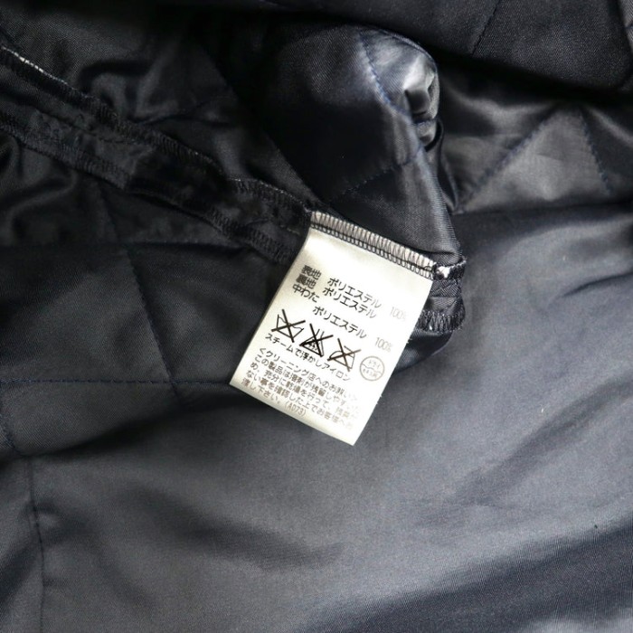 D'URBAN ステンカラーコート L ネイビー キルティングライナー着脱式 日本製 | Vintage.City 古着屋、古着コーデ情報を発信