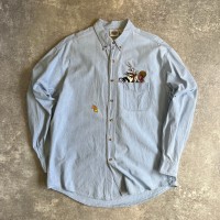 【L】ルーニーチューンズ　デニム刺繍シャツ | Vintage.City 빈티지숍, 빈티지 코디 정보