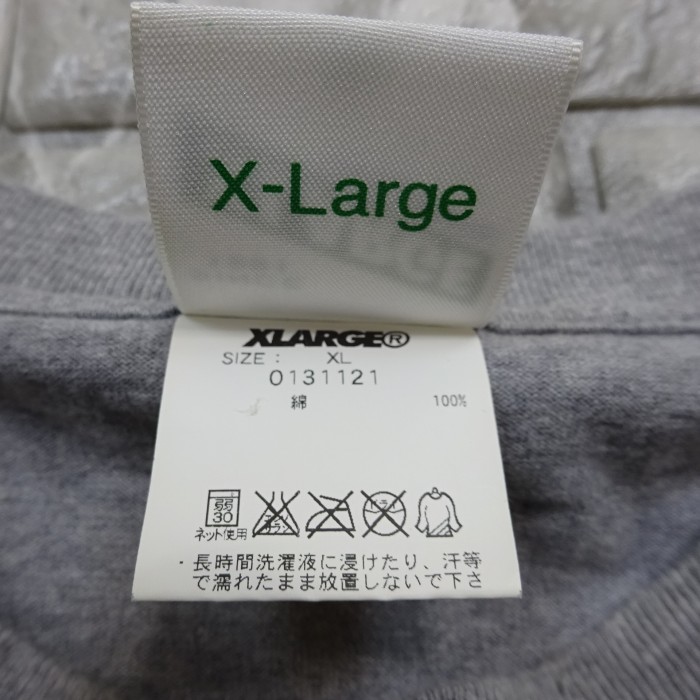 エクストララージ Tシャツ XL グレー 日本製 胸プリント 星条旗 半袖 星 7860 | Vintage.City 古着屋、古着コーデ情報を発信