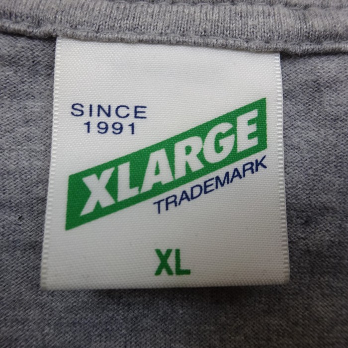 エクストララージ Tシャツ XL グレー 日本製 胸プリント 星条旗 半袖 星 7860 | Vintage.City 古着屋、古着コーデ情報を発信
