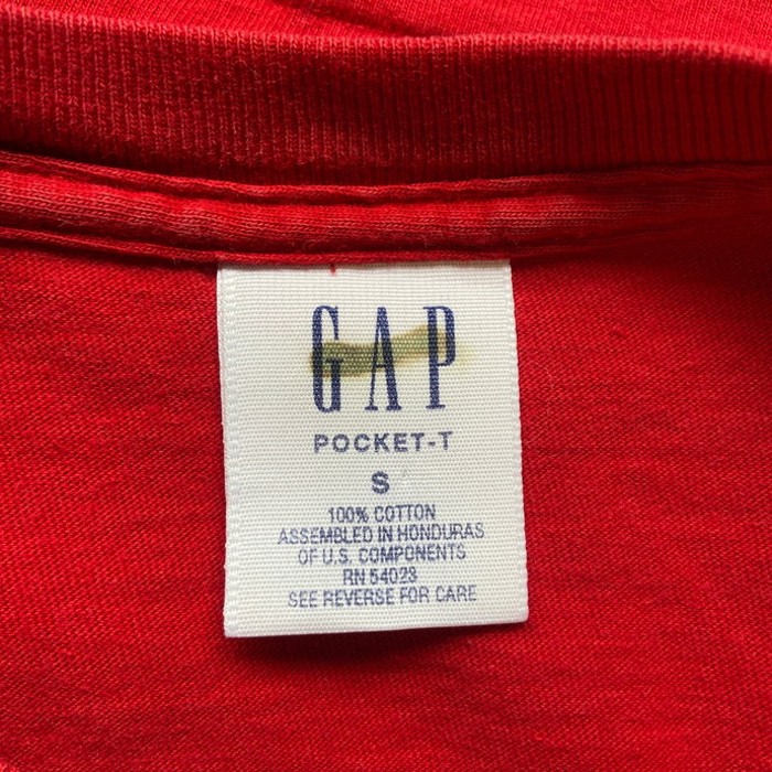 90年代 GAP オールドギャップ シングルステッチ 無地 ポケットTシャツ  メンズS | Vintage.City 古着屋、古着コーデ情報を発信