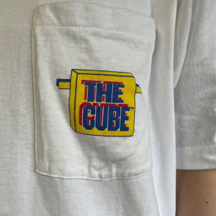 90年代 USA製  PEPSI ぺプシコーラ THE CUBE 企業ロゴ アドバタイジング ポケットTシャツ メンズL | Vintage.City 古着屋、古着コーデ情報を発信