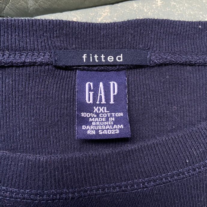 ビッグサイズ 00年代 GAP オールドギャップ 無地 Tシャツ メンズ2XL