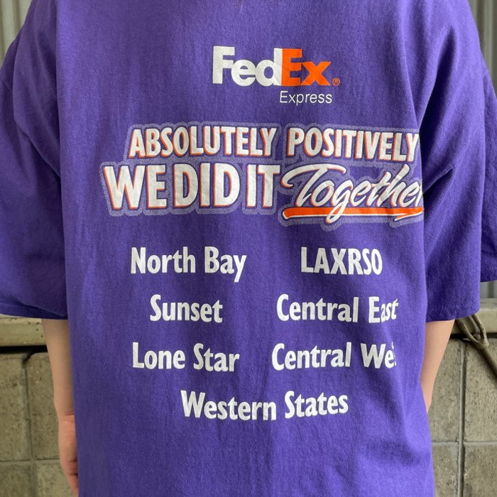 FedEx フェデックス 企業 アドバタイジング プリントTシャツ メンズXL | Vintage.City 古着屋、古着コーデ情報を発信