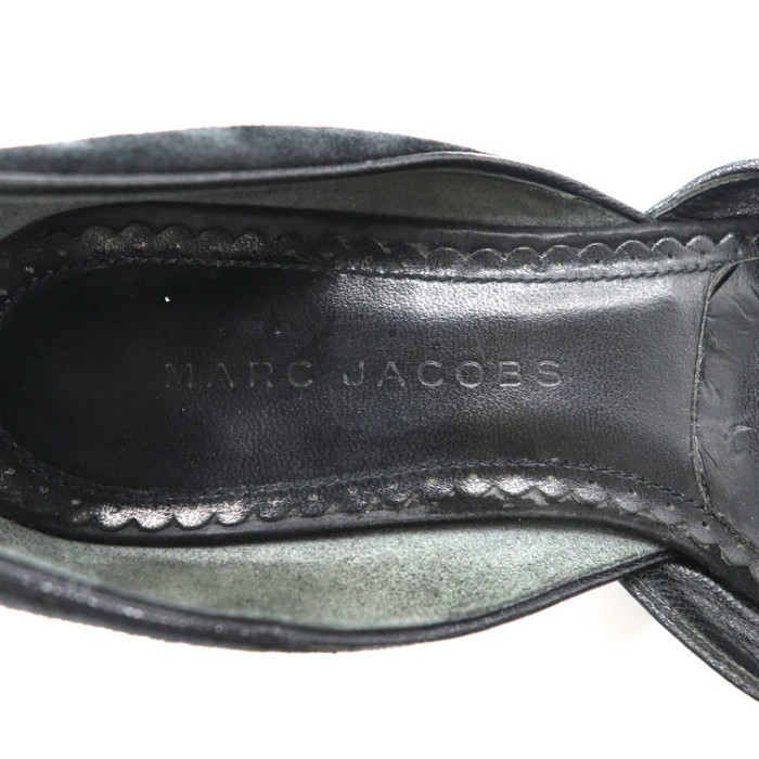 MARC JACOBS レザーサンダル 23cm ブラック スエードレザー イタリア製 | Vintage.City 古着屋、古着コーデ情報を発信