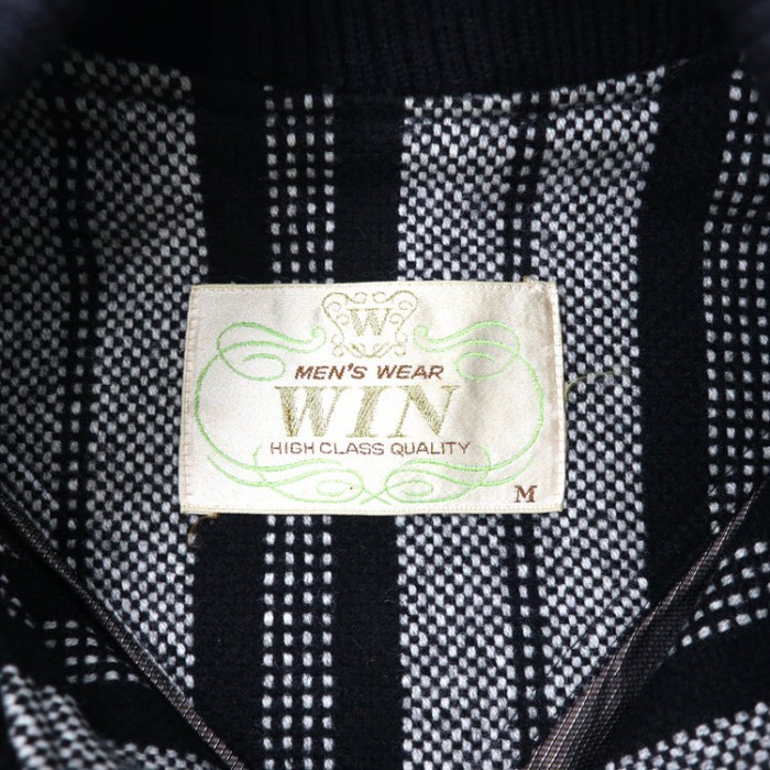 スイングトップ MEN'S WEAR WIN ジップアップブルゾン M ブラック