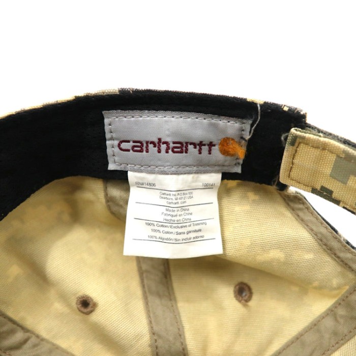 carhartt 6パネルキャップ ONE カーキ デジタルカモ コットン | Vintage.City 古着屋、古着コーデ情報を発信