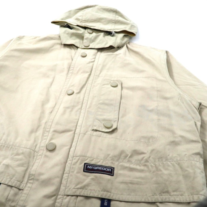 McGREGOR セーリングジャケット M ベージュ ポリエステル ドローコード フード着脱式 90年代 | Vintage.City 古着屋、古着コーデ情報を発信