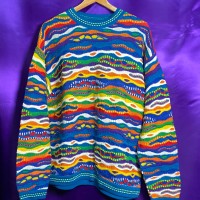 COOGI 90s 3D Crew Neck Knit | Vintage.City 빈티지숍, 빈티지 코디 정보