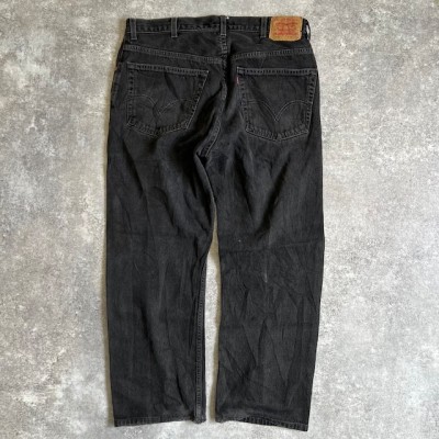 【W38】Levi’s 550 BLACK denim | Vintage.City 古着屋、古着コーデ情報を発信