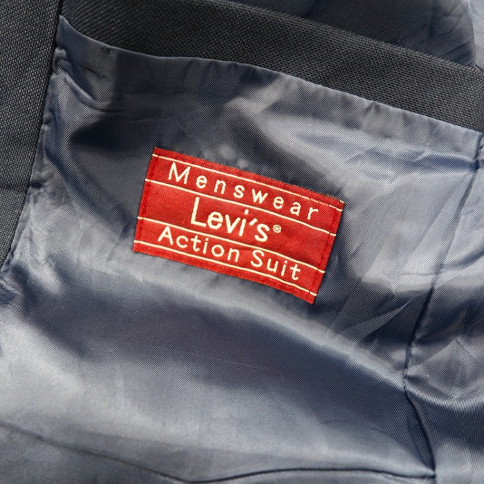 Levi's Action Suit 2Bテーラードジャケット L ネイビー ウール STA-PREST スタプレ 80年代 80s | Vintage.City 古着屋、古着コーデ情報を発信