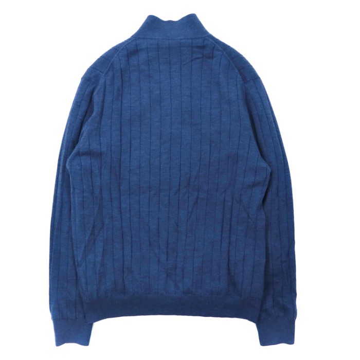 FAIRWAY & GREENE ハーフジップニット ハイネック セーター XL ブルー イタリアンメリノウール ビッグサイズ | Vintage.City 빈티지숍, 빈티지 코디 정보